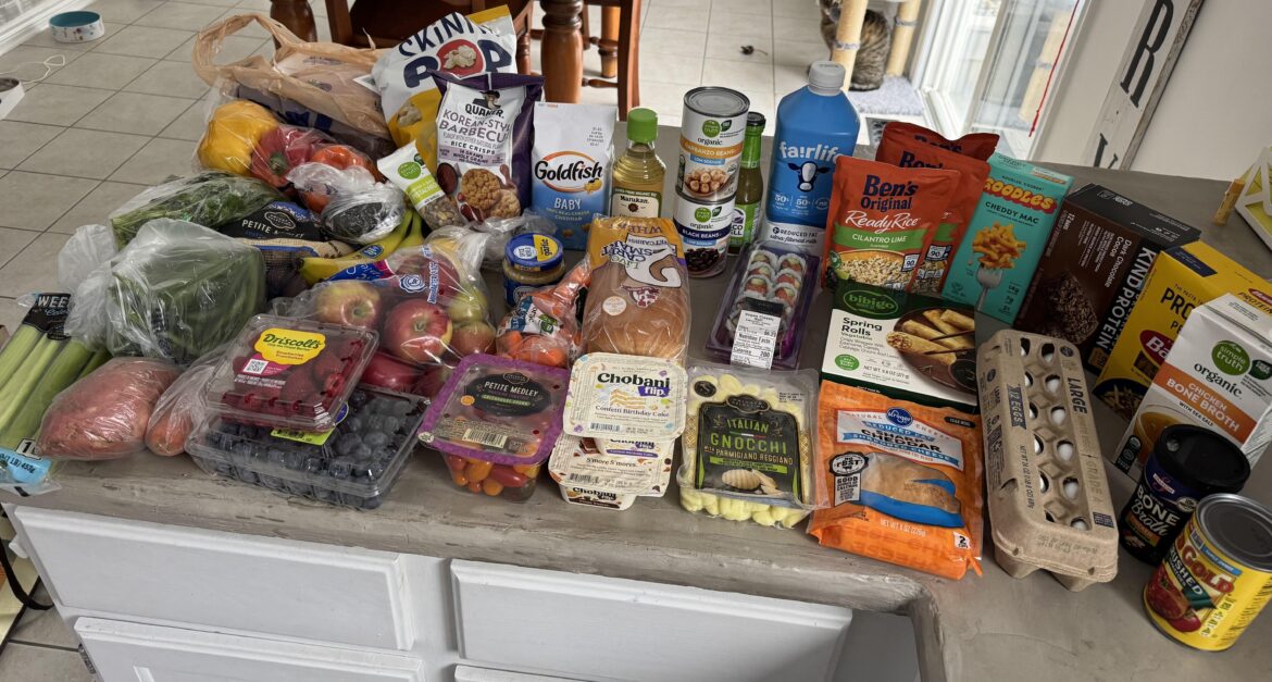 1200 calorie grocery haul!