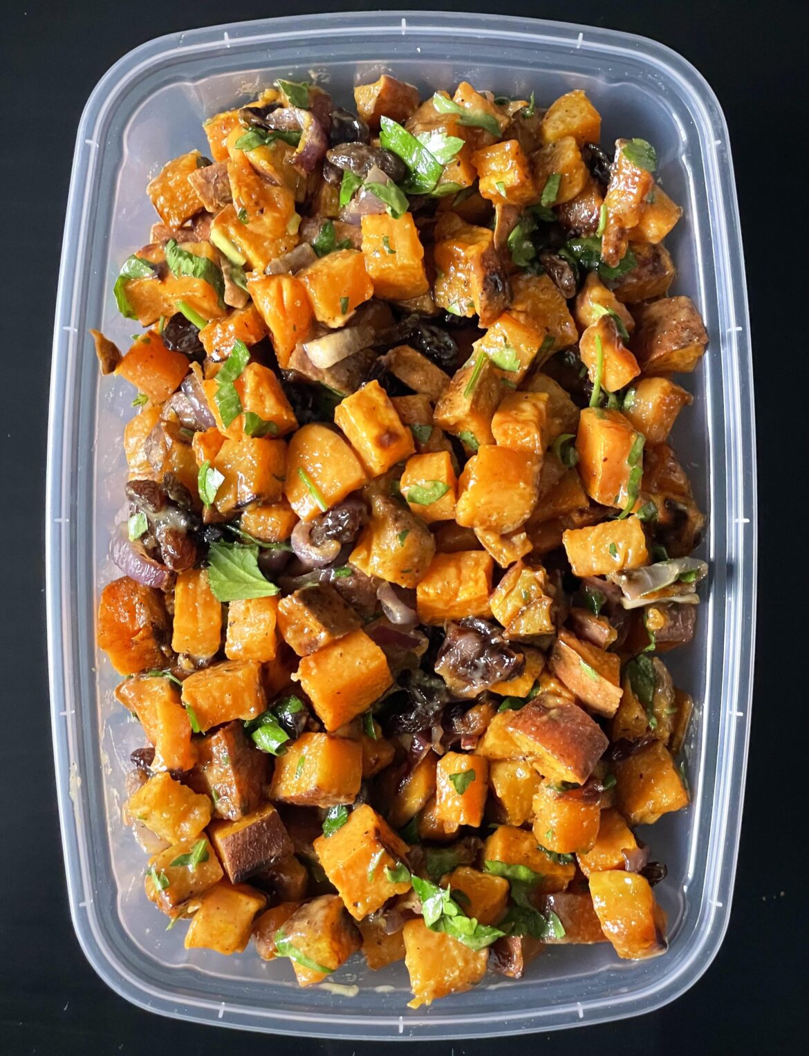 Roasted sweet potato medley