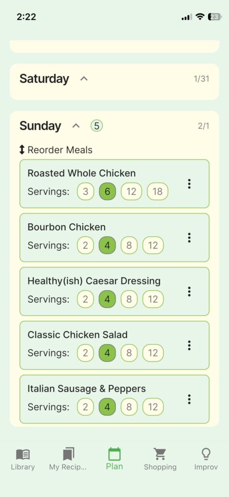 My meal prep plan for this weekend