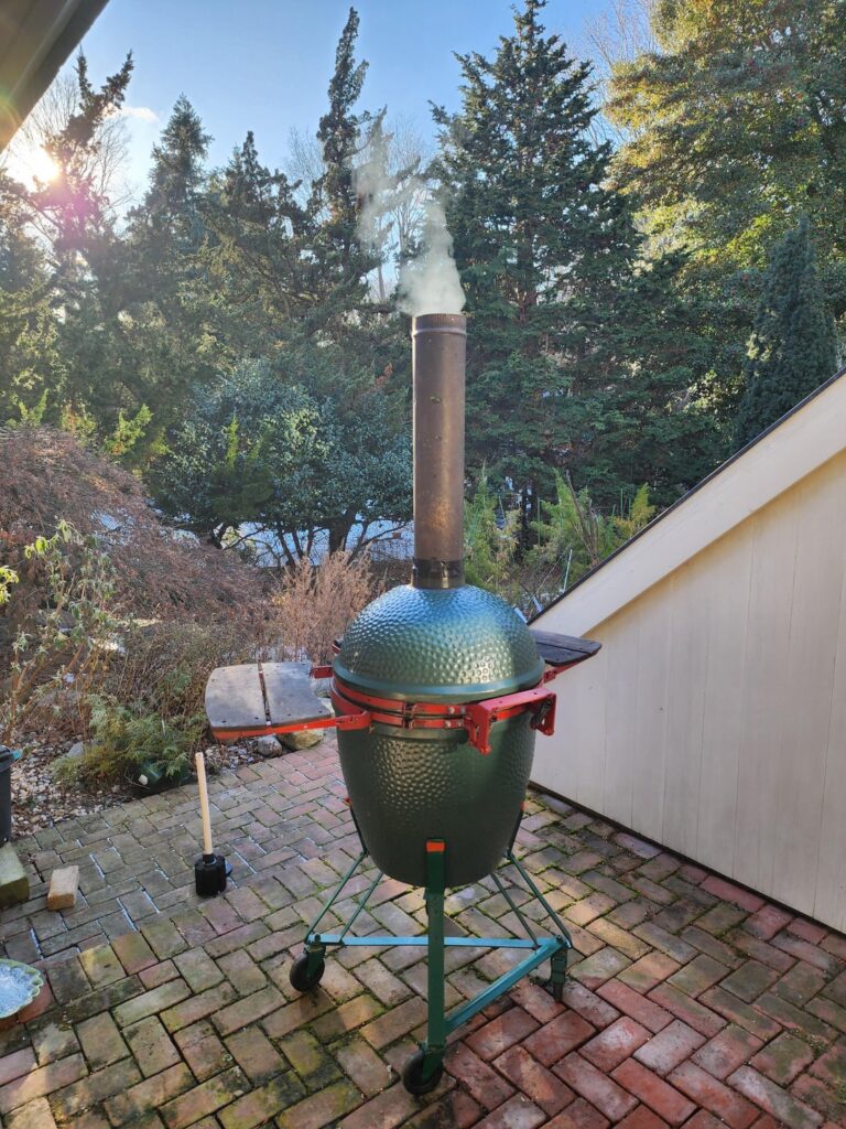 Briquette snake to stabilize draft? Add a chimney!