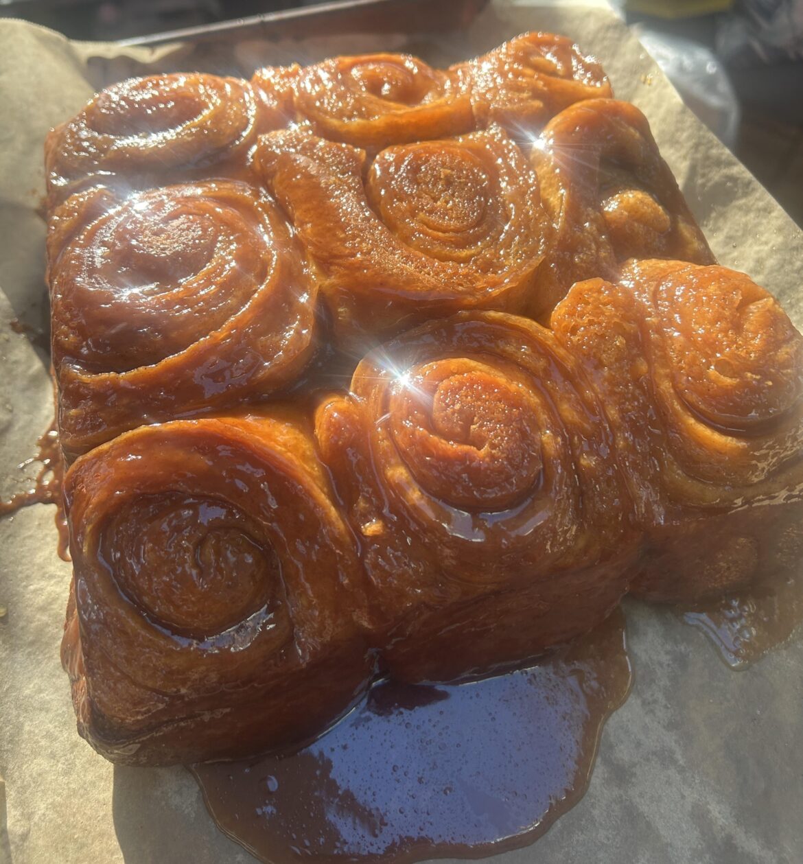 A little late, but… Xmas morning sticky buns!