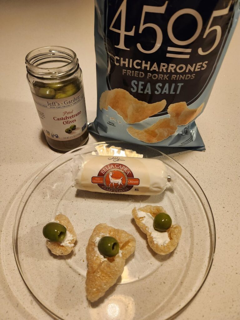 Snack rinds. What are some of your favorite crunchy keto snack combos?