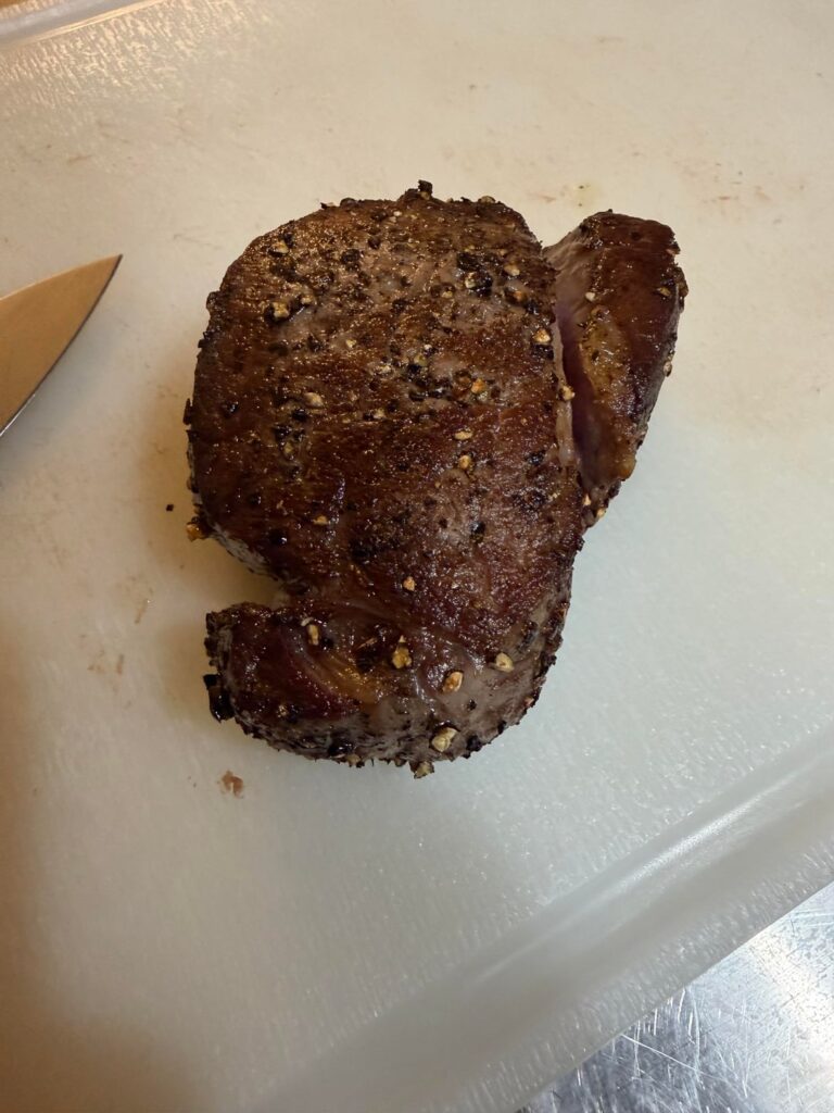 Choice filet Med Rare