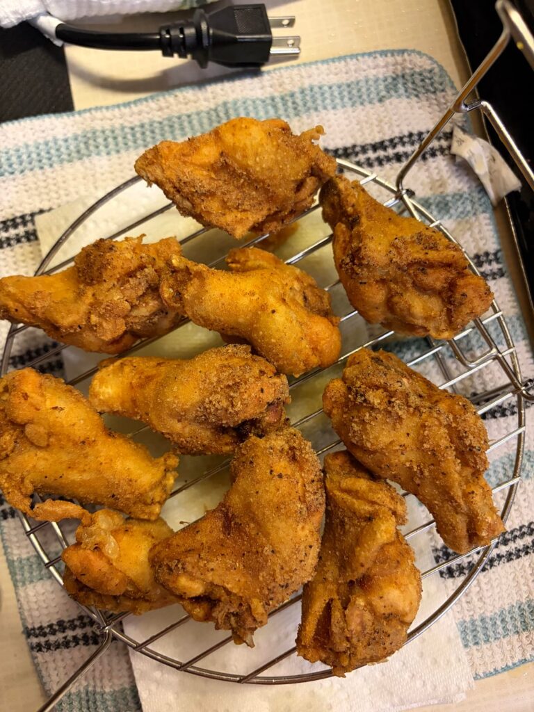 First time making buffalo wings (gluten free)