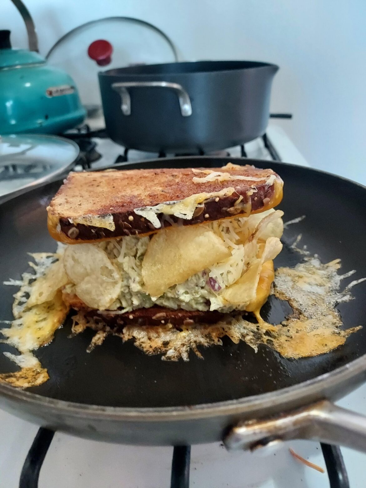 Tuna Melt I made on my birthday