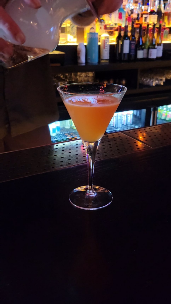 The bartender asked me if I wanted to take out my phone to record...