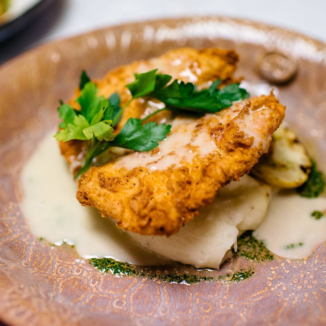 fried chicken from cafe dupont