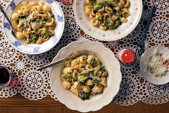 Pasta with broccoli has a deliciousness that sneaks up on you.