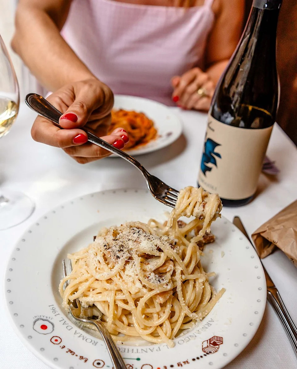  “It’s unctuous without being really heavy. And it’s the palette upon which amatriciana and carbonara were developed,” Katie Parla says of spaghetti alla gricia.