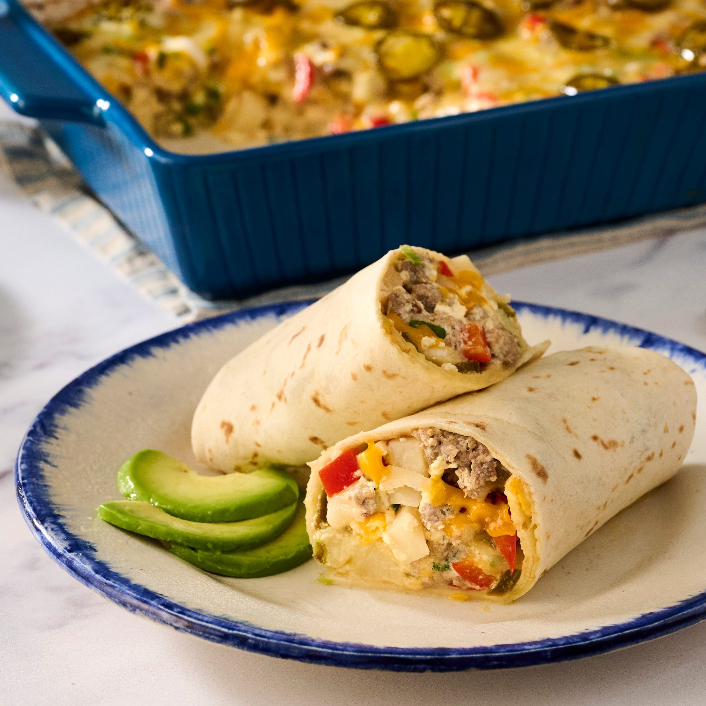 christmas breakfast ideas burrito casserole