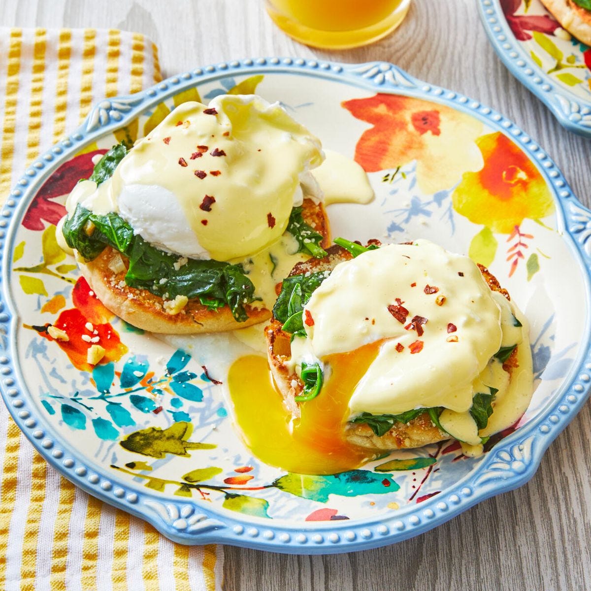 eggs florentine christmas breakfast