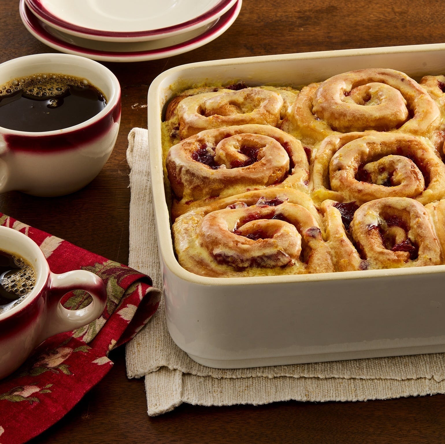 chrstimas breakfast ideas orange cranberry rolls