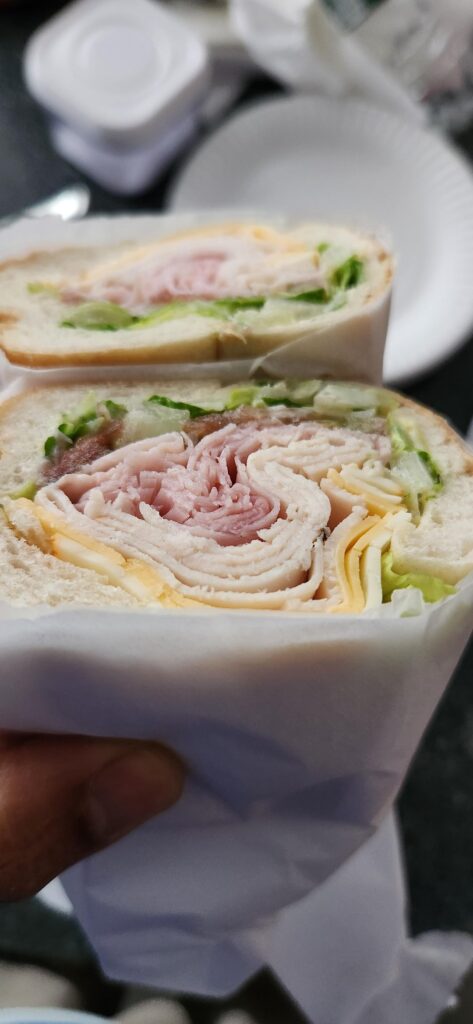 Made us a couple of snow day sandwiches!