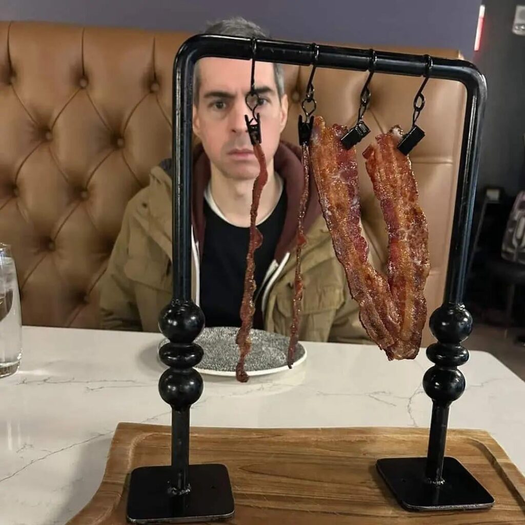 Saw this on Facebook with the caption "BDSM brunch"