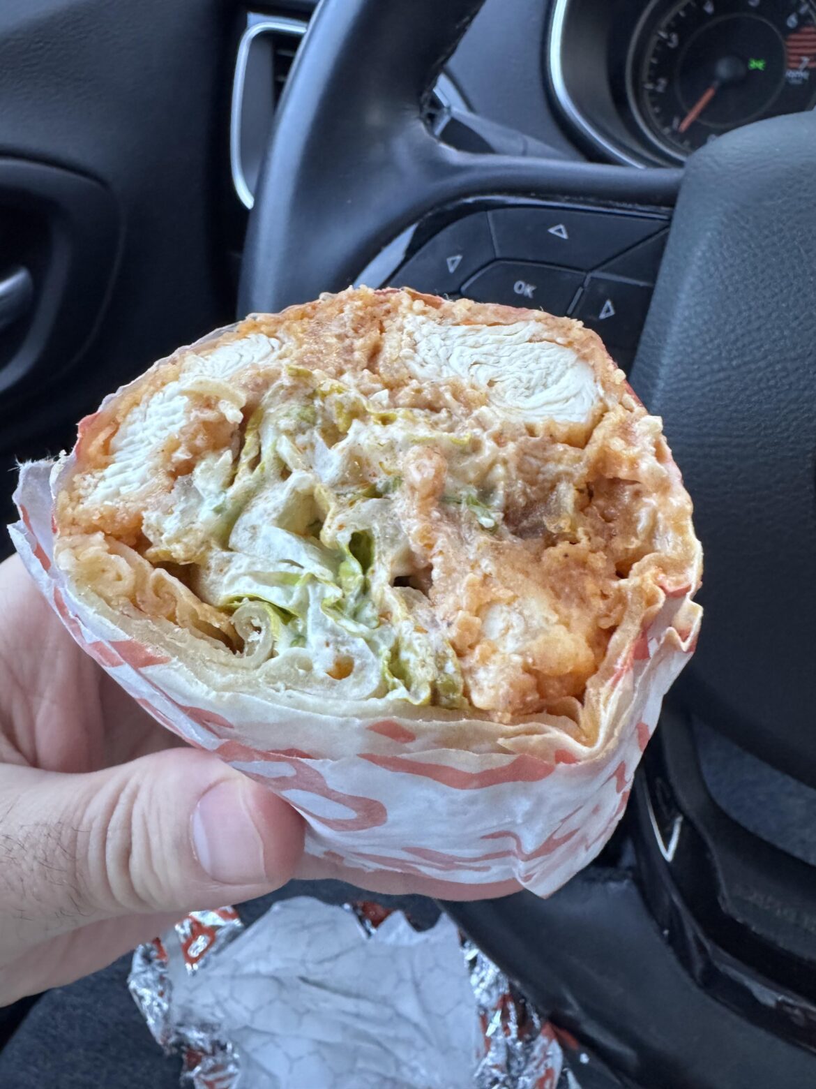 [i ate]Buffalo Caesar Wrap