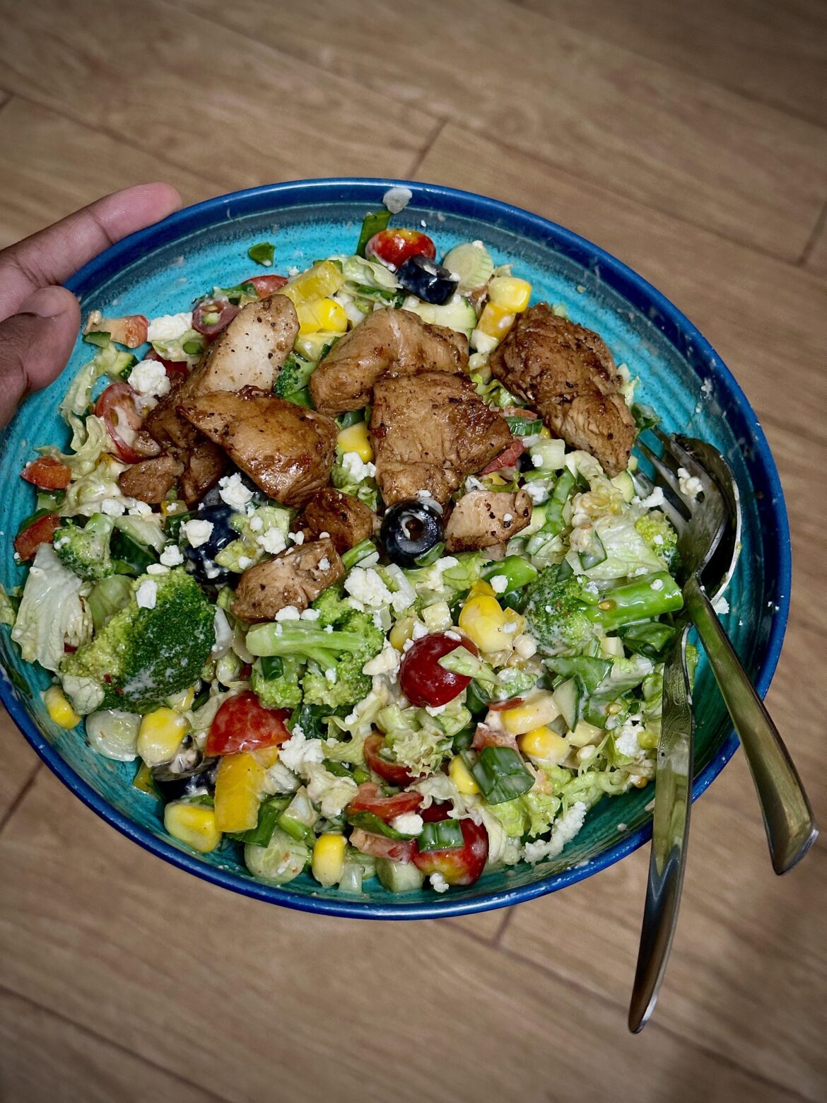 Some homemade chicken Caesar Salad - any suggestions?