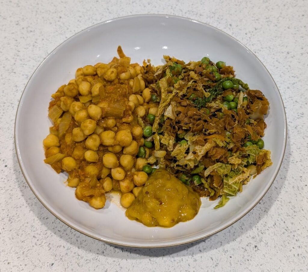 400 calorie lunch or dinner - high volume & Vegan