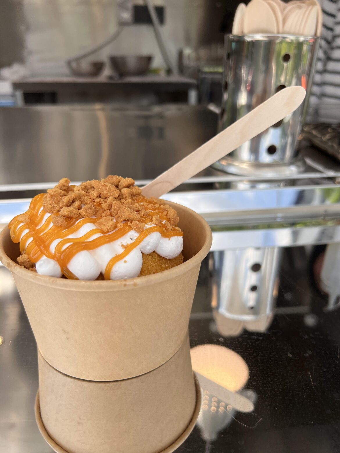 [I ate] fried ice-cream