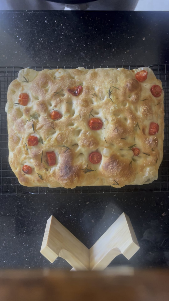 Why didn’t my focaccia form big bubbles? Feedback appreciated