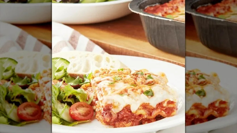 Frozen lasagna from Walmart