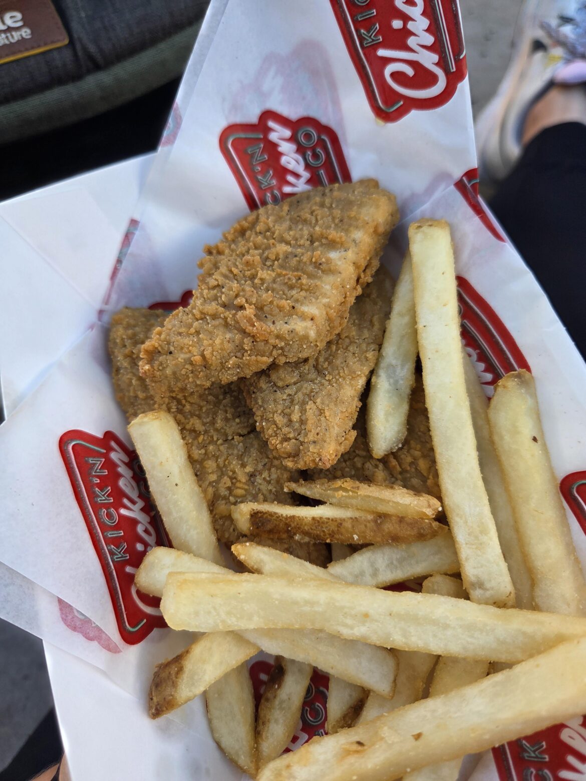 Vegan tenders at LegoLand Florida