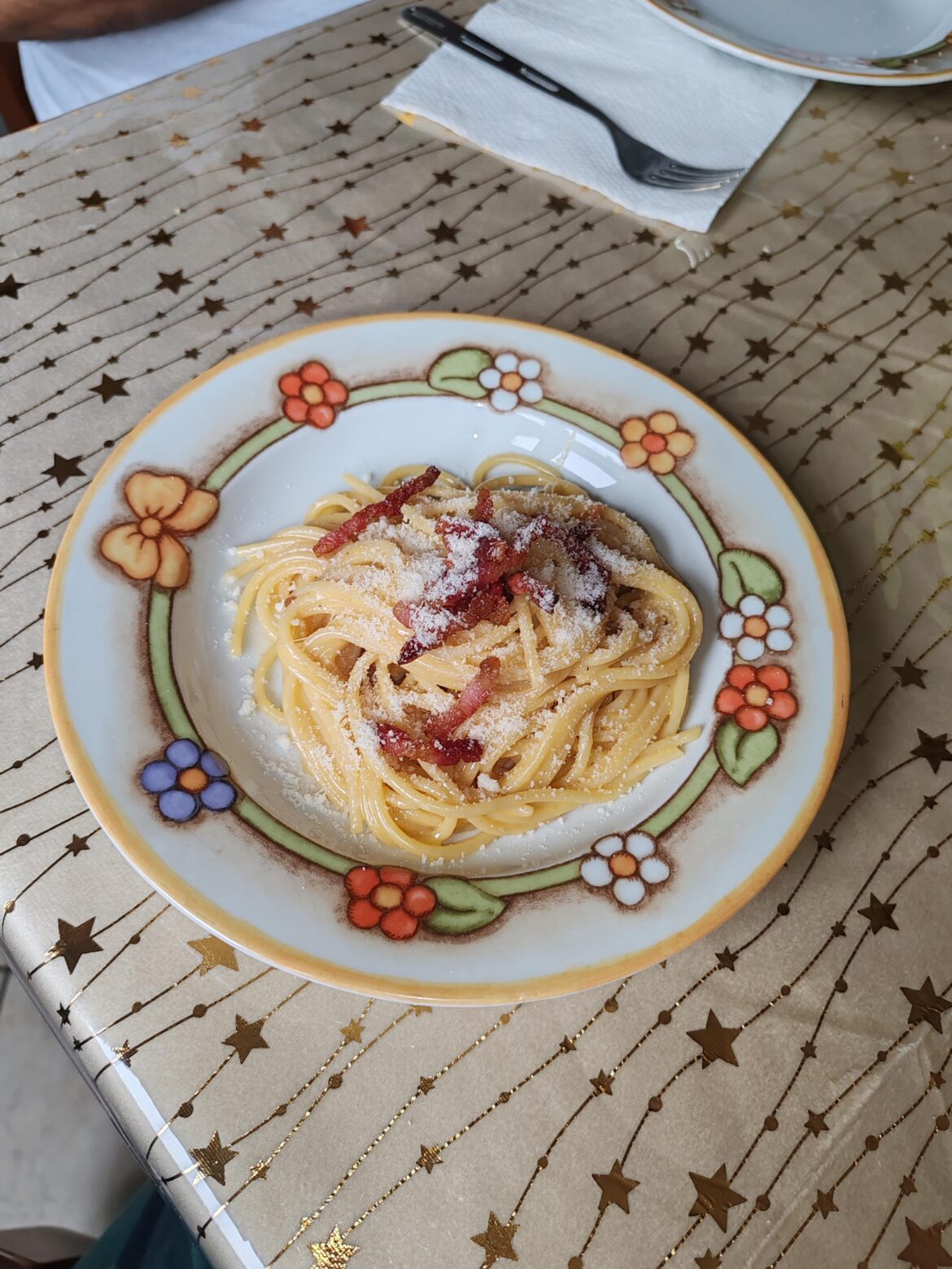 attempt at carbonara