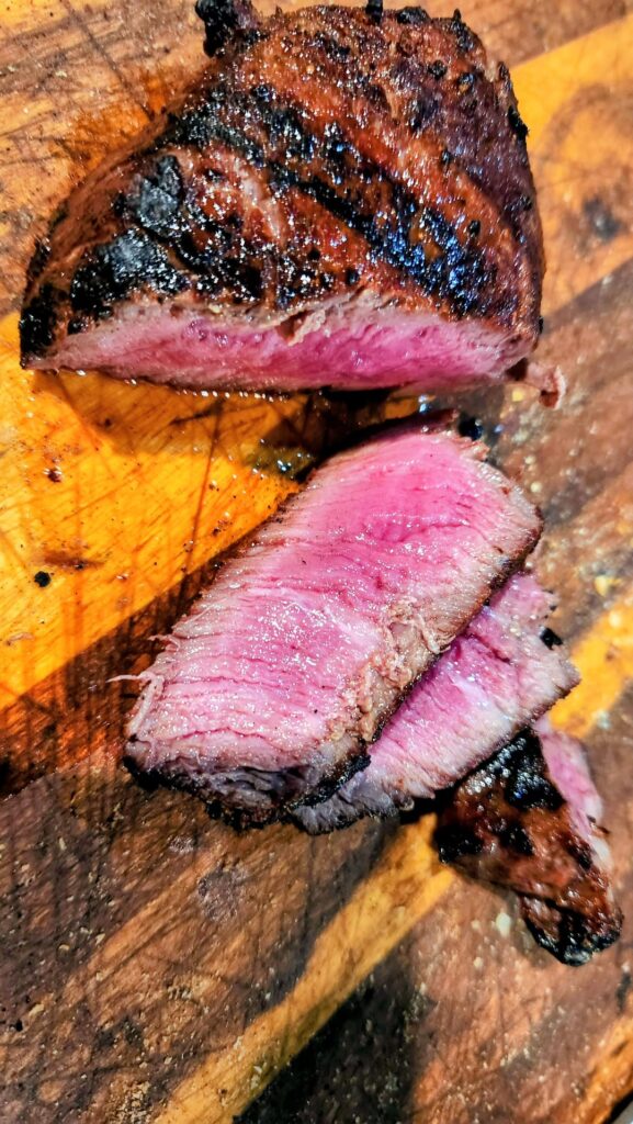 Reverse seared Costco prime tenderloin