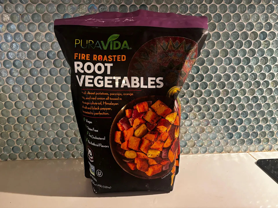 Pura Vida fire-roasted root vegetables