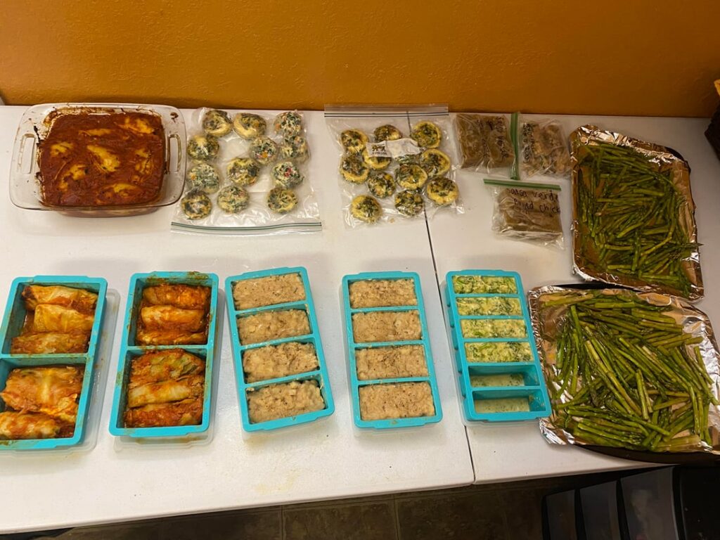 7 hr Meal Prep with ADHD and no kitchen