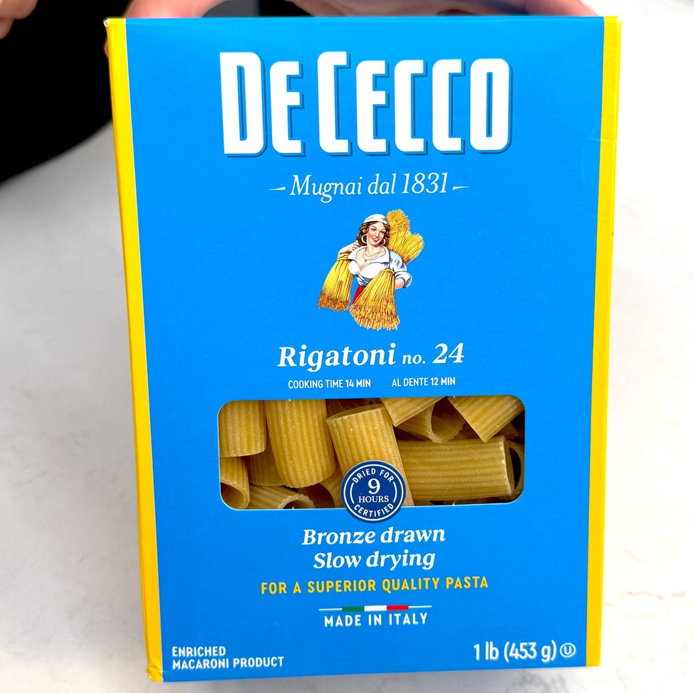 box of de cecco rigatoni pasta box of de cecco rigatoni pasta