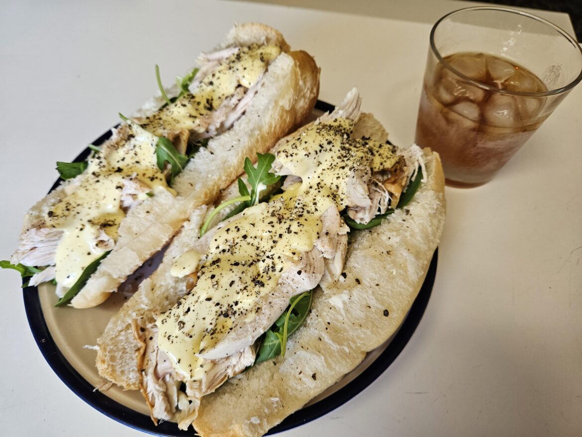 Roast chicken sub... BENEDICT!