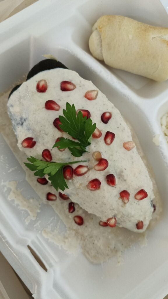 Chiles en nogada... I know it's October, but I like them so much