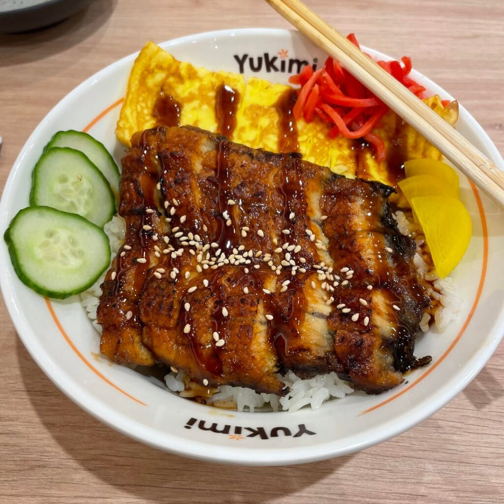 Unagi don at Yukimi Donburi