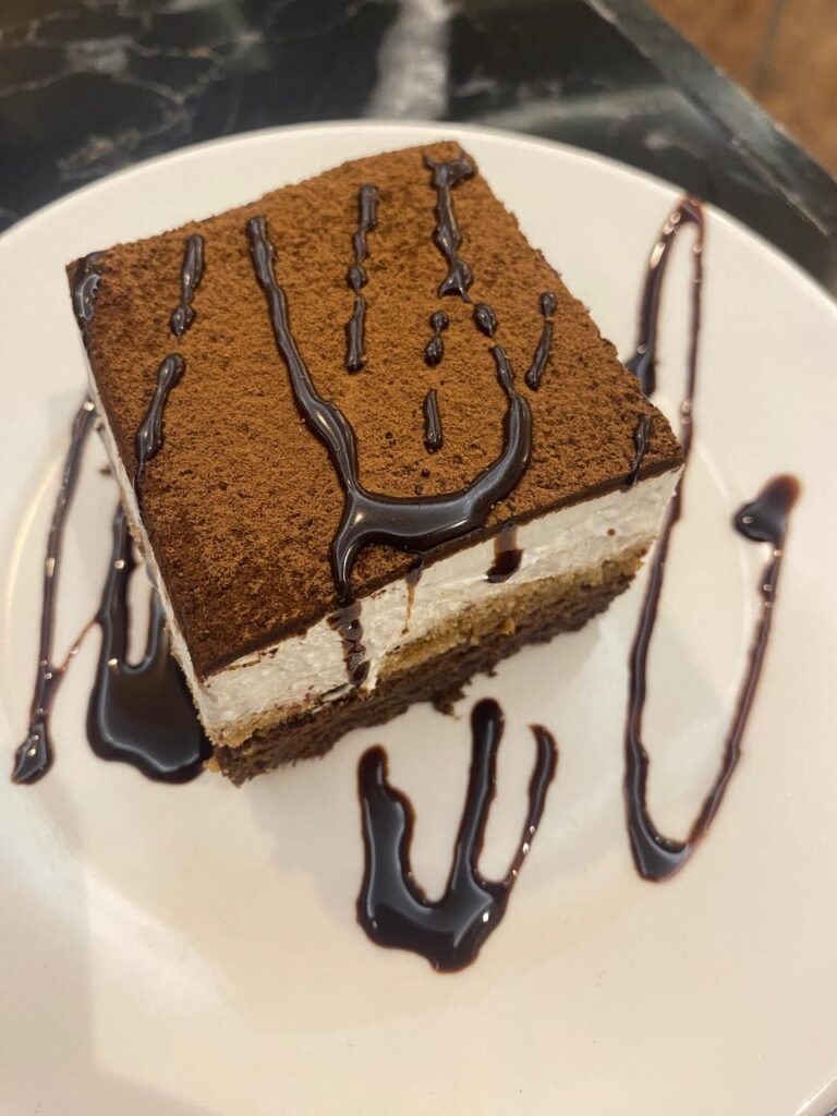 Tiramisu for dessert