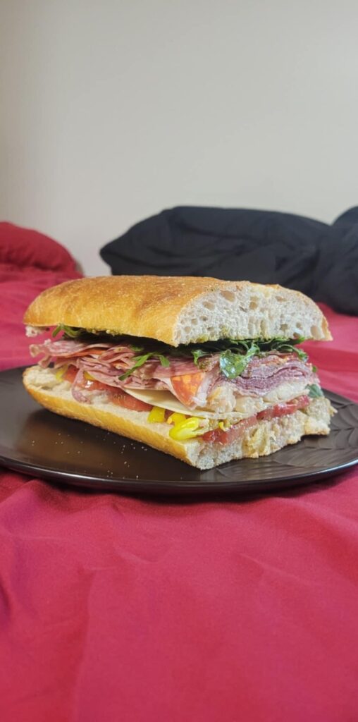 Sandwich I made for my husband