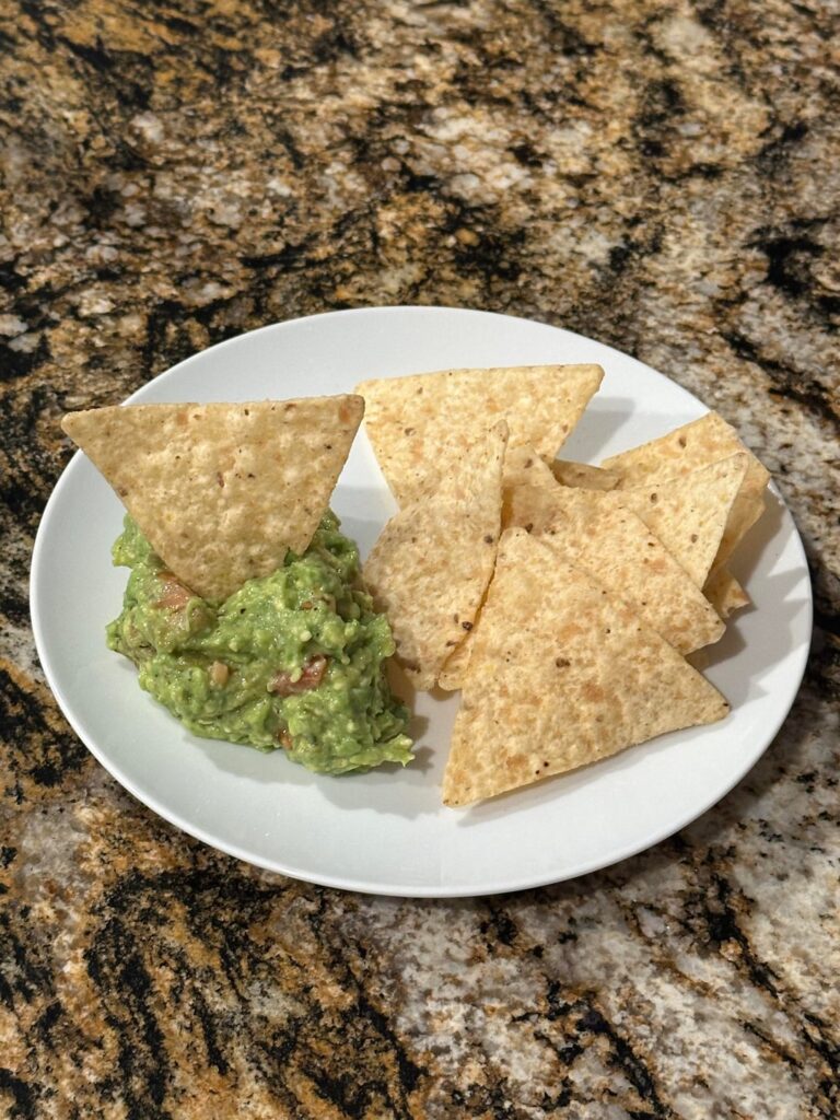 Quick NM Green Chile Guacamole