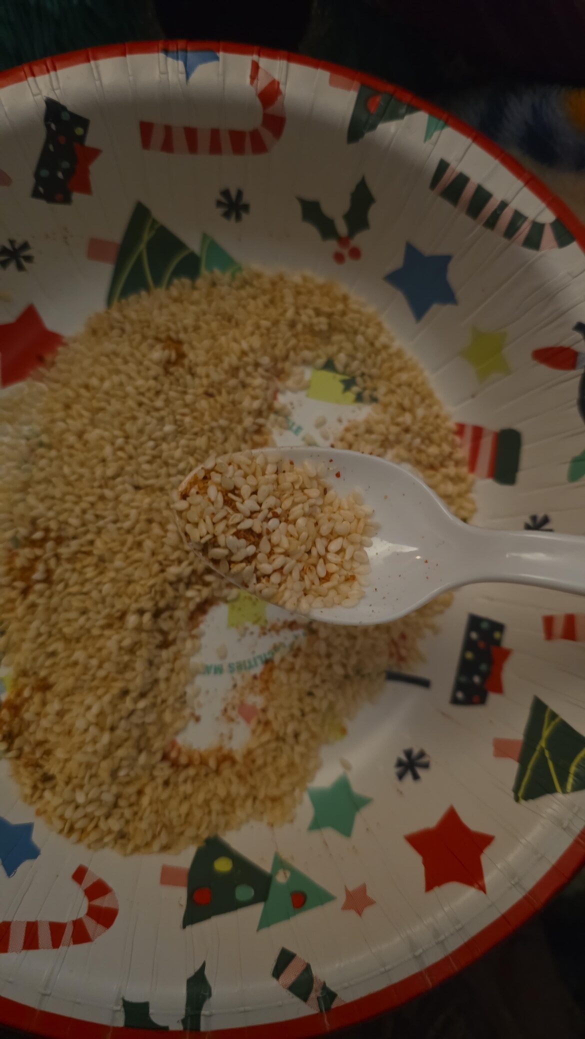 sometimes you just gotta eat a bowl of sesame seeds