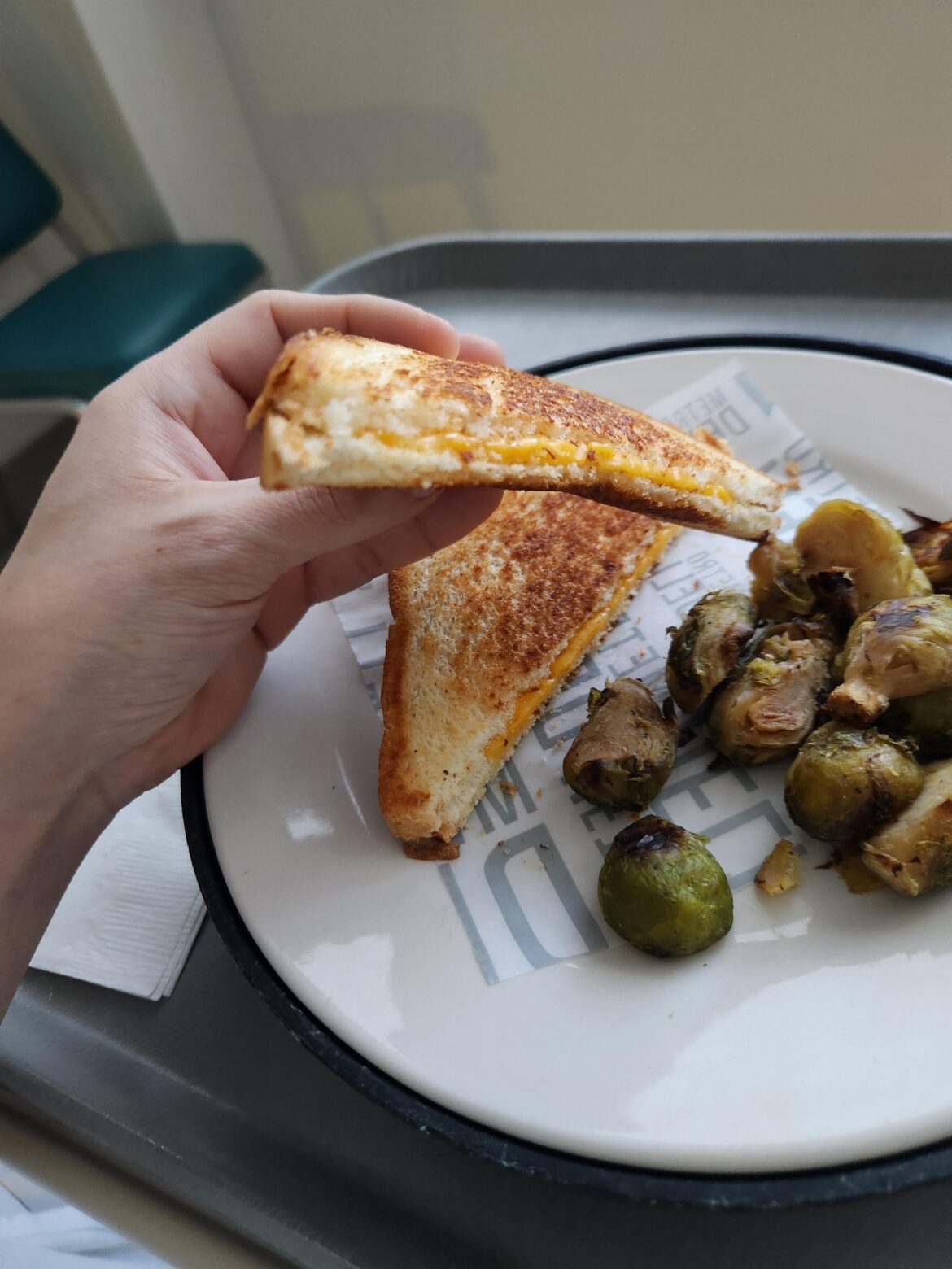Hospital grilled cheese