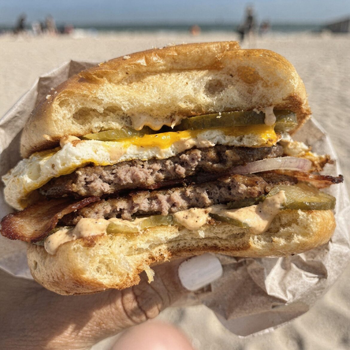 Eggs in burgers, yay or nay?