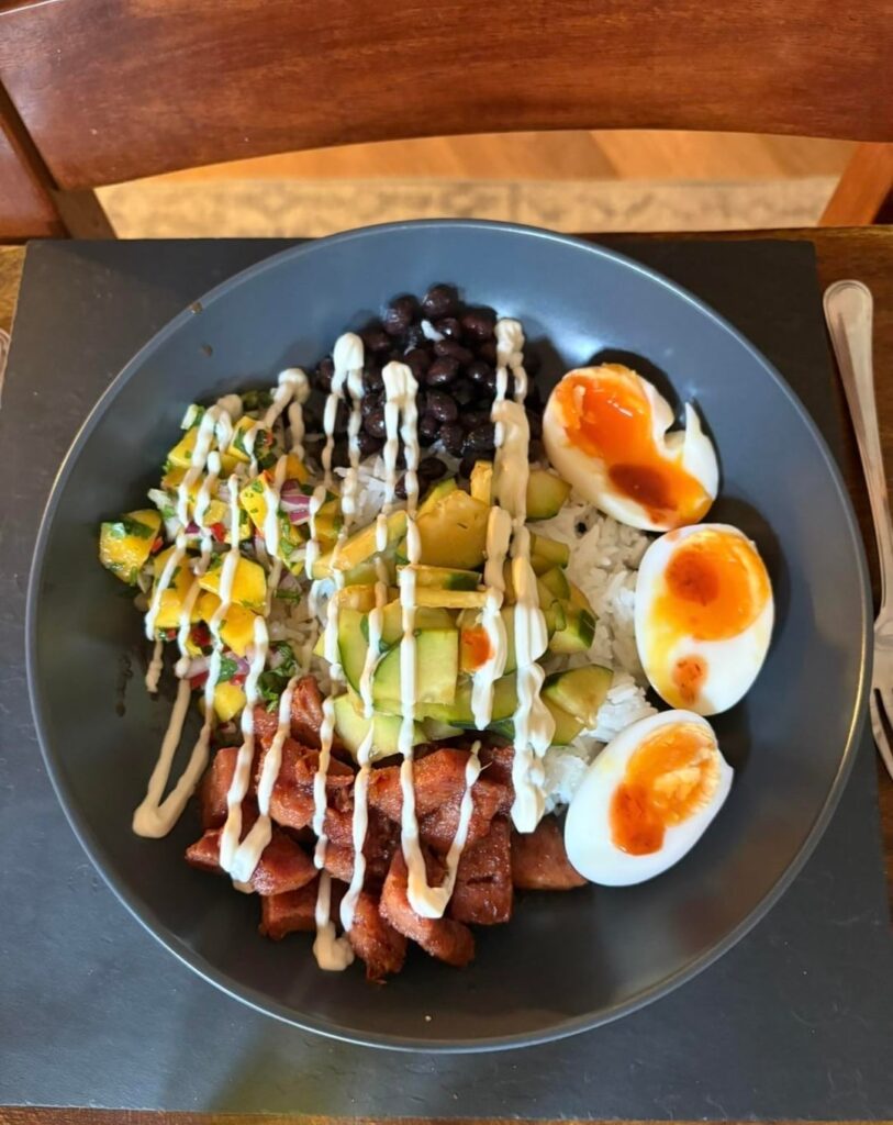 rice bowl, tried something a bit different