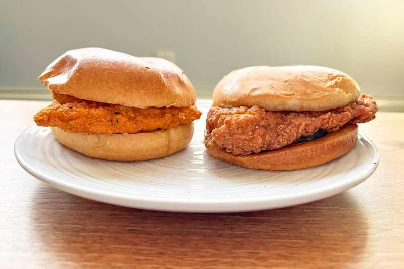 Applegate Natural Spicy Chicken Breast Tenders sandwichs.