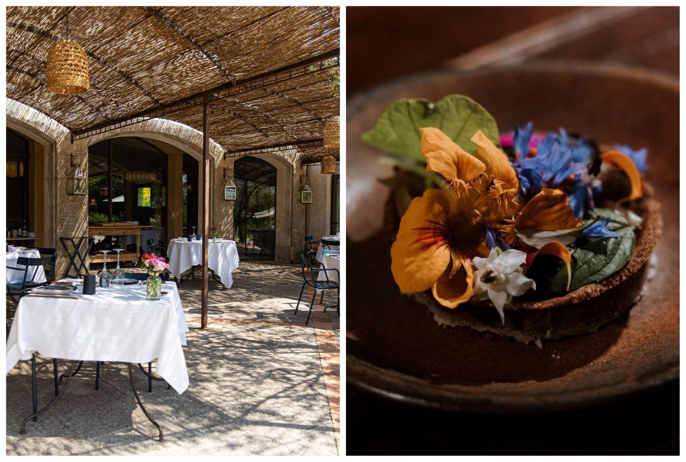 The self-taught chef Nadia Sammut earned a MICHELIN Star at La Fenière in 1995 and brought North African warmth to Provençal cooking. © La Fenière