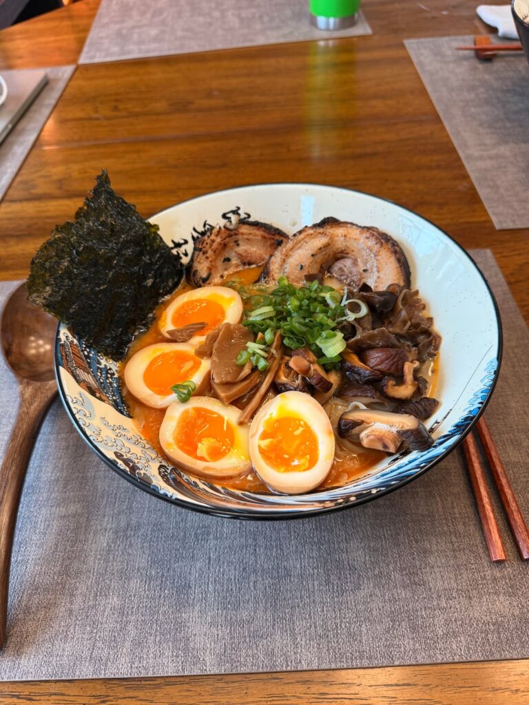 My first attempt at homemade ramen