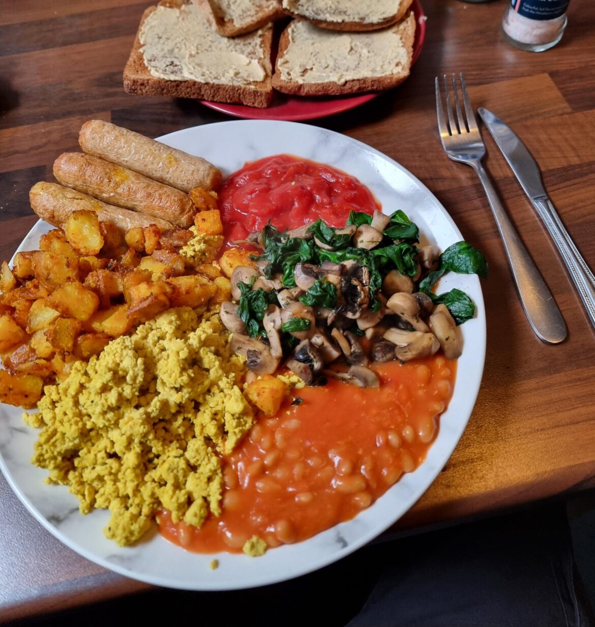 Full English vegan breakfast