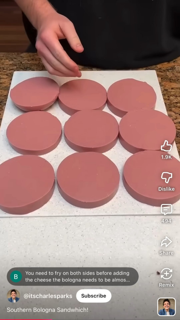 The saddest bologna sandwich ever