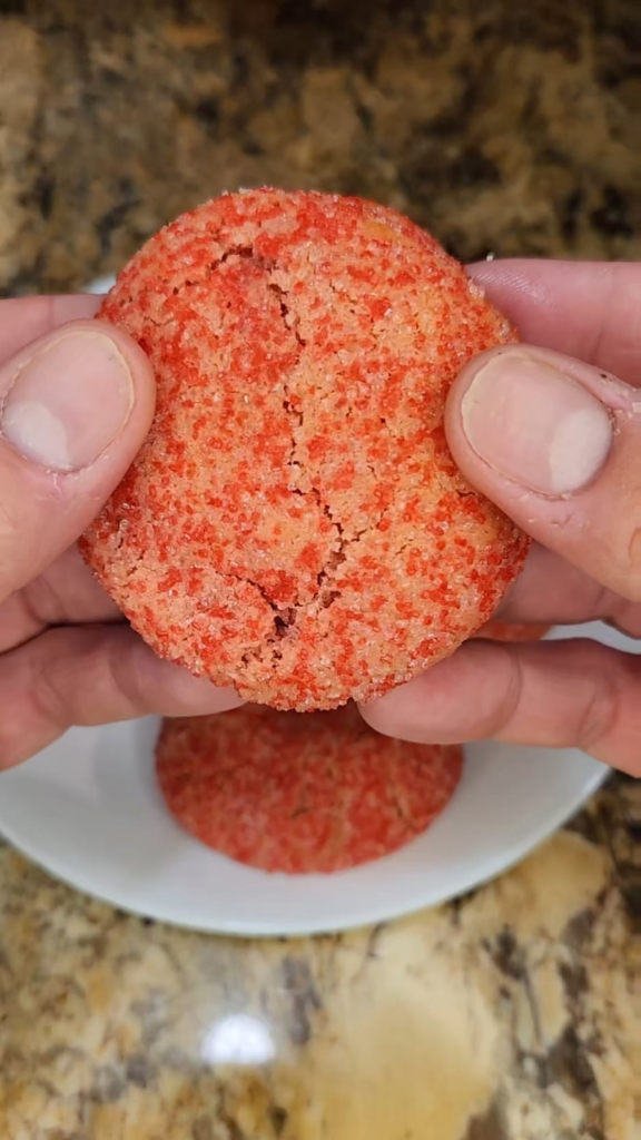 Strawberries & Cream Cookies [homemade]