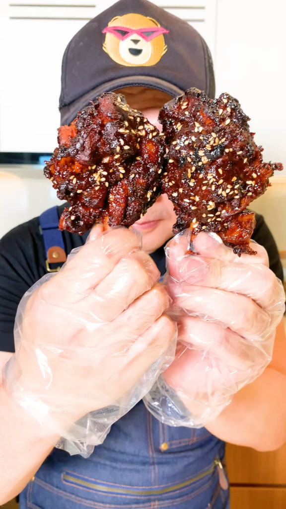 Sticky & Saucy Oven-Roasted Gochujang Garlic Chicken on Rice