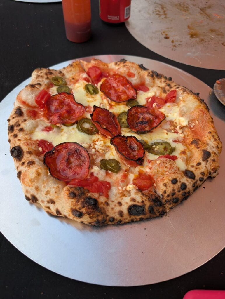 Pizza party with friends