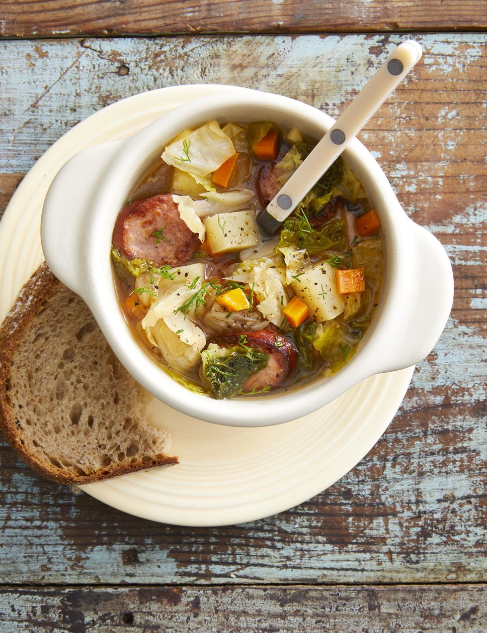 easter soups Sausage, Potato, and Cabbage Soup sausage potato and cabbage soup