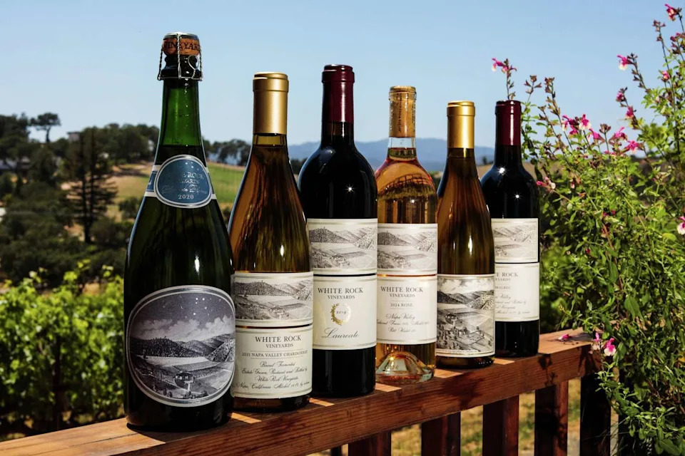 The wines of White Rock Vineyards, one of Napa Valley's hidden gems. (Yalonda M. James/S.F. Chronicle)